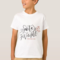Festive Santa's Favourite Lettering Christmas 