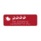 Festive Santas Sleigh Red Christmas Return Address