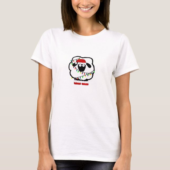 Festive Sheep T-Shirt (Front)