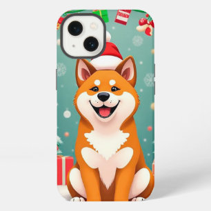 Festive Shiba Inu Holiday Cheer 🎄🐾 Cozy Christma iPhone 13 Case