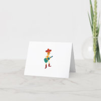 Festive Skeleton Guitar Player