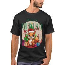 Festive Smiling Squirrel in Santa Hat