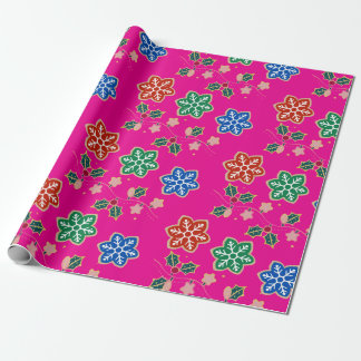 Festive Snowflake Christmas Wrapping Paper