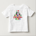 Festive Snowman Family Christmas Toddler T-shirt<br><div class="desc">Cute cartoon snowman design for the family Christmas get gathering.</div>