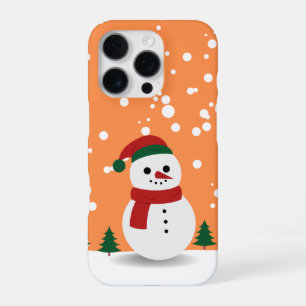 Festive Snowman in Winter Wonderland – Holiday iPhone 16 Pro Case