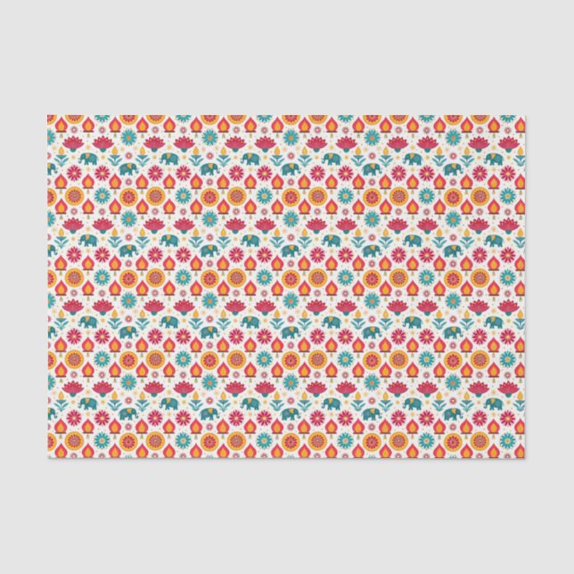 Festive South Asian Tissue Paper (Front)