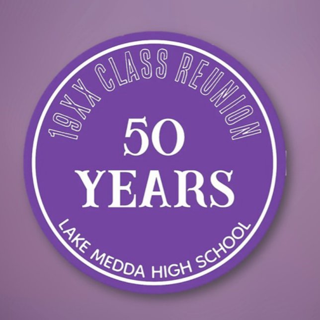 Festive, Special 50th class reunion coaster (Creator Uploaded)