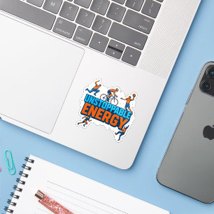 Festive Sports Motivation – Laptop Sticker