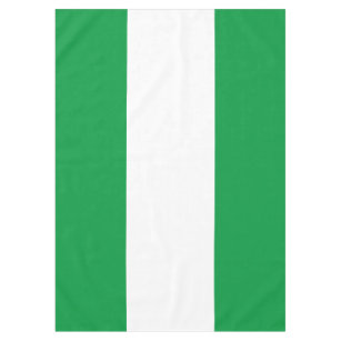 Festive Sporty Bright Green Wide Summer Stripes Tablecloth