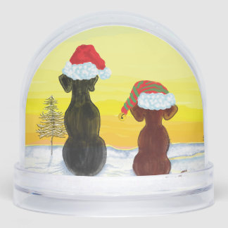 Festive springador snowglobe