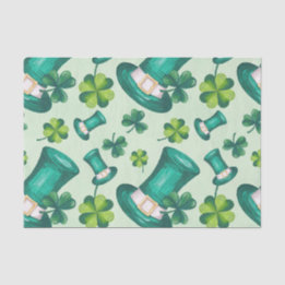 Festive St. Patrick's Day Green  Tissue Paper