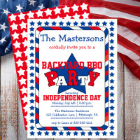 Festive Stars and Stripes Patriotic July 4th BBQ