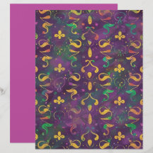Festive Swirls Scrapbook Paper