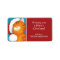 Festive Tabby Cat Christmas Gift Tag Labels