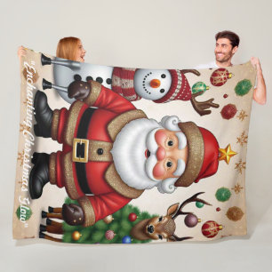 "Festive Time" Fleece Blanket