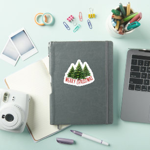 Festive Tree Christmas Sticker