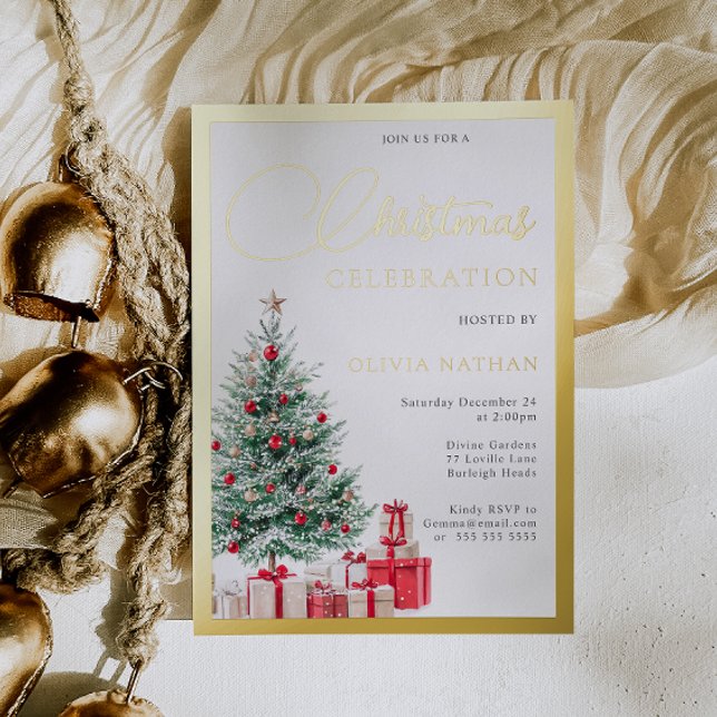 Festive Tree Family Corporate Christmas Party Gold (Creator Uploaded)