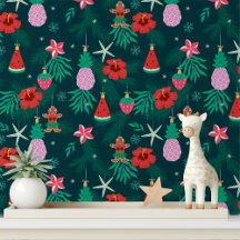 Festive Tropical Summer Christmas Decorations
