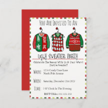 Festive Ugly Sweater Party Seasonal Fun