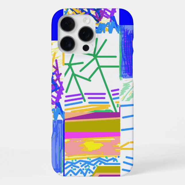 Festive Vacation Abstract  iPhone Case (Back)