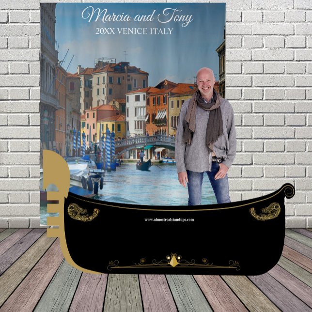 Festive Venice Italy Canal Tapestry Backdrop (Creator Uploaded)