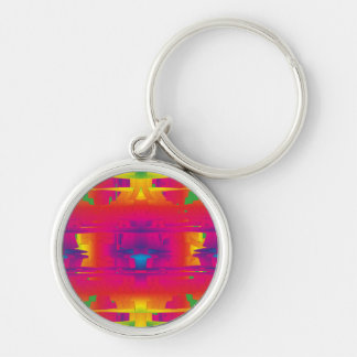 Festive Vibrant Colour Indian Pattern Keychain