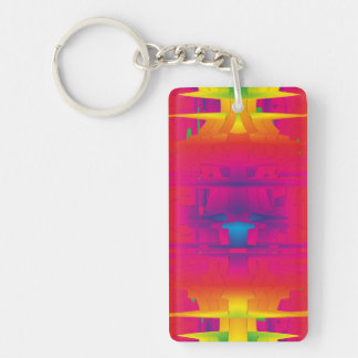 Festive Vibrant Colour Indian Pattern Keychain