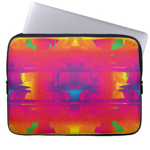 Festive Vibrant Colour Indian Pattern  Laptop Sleeve