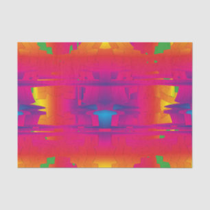 Festive Vibrant Colour Indian Pattern  Tissue Paper