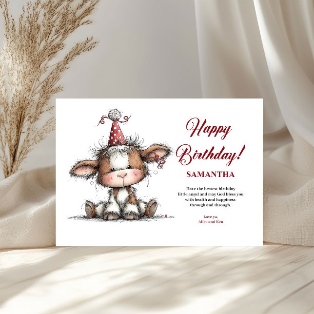 Festive whimsical animals party vibe kids greeting (Festive whimsical animals party vibe kids greeting card

)