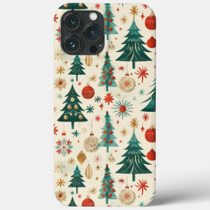 Festive Winter Holidays Pattern iPhone 13 Pro Max Case