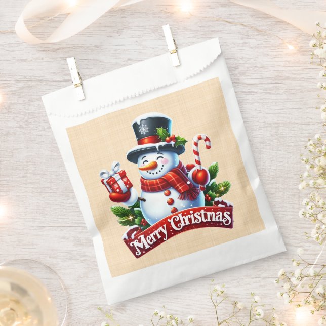 Festive Winter Joy Favour Bag (Clipped)