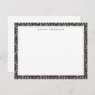 Festive Winter Pattern Blank  Card