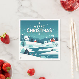 Festive Winter Wonderland Napkin