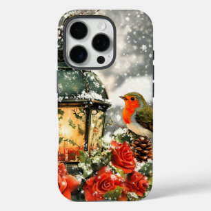 Festive Winter Wonderland Scene iPhone 16 Pro Case