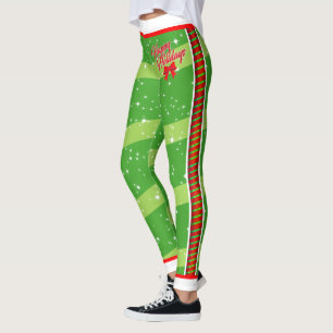 Festive WRAPPED UP FOR YOU in HOLIDAY RIBBONS Leggings