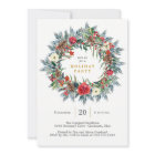 Festive Wreath Fête Invitation