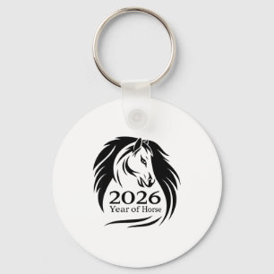Festive Year Of The Fire Horse 2026 Chinese New Ye Keychain