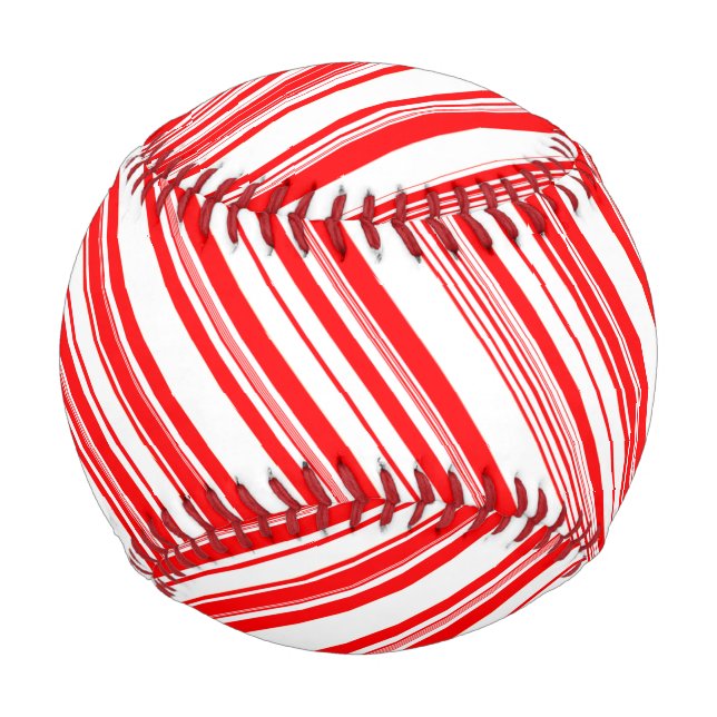 Festive Yuletide Candy Cane for Lonnie Baseball (Back)