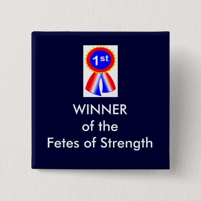 festivus 2 inch square button (Front)