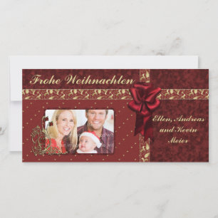 Festliches Weihnachts Design Holiday Card