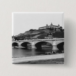 Festung Marienberg Fortress 2 Inch Square Button