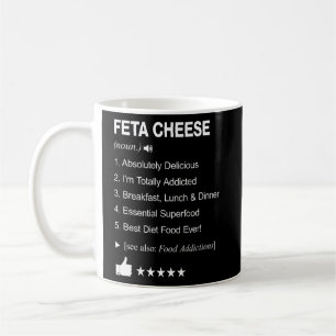 Feta Cheese Definition Meaning Funny  Coffee Mug