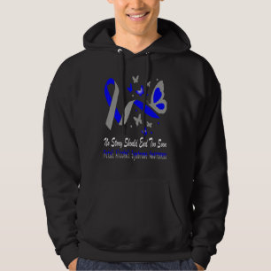 Fetal Alcohol Syndrome Awareness Butterfly Support Hoodie