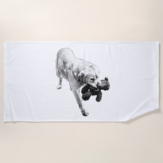 Fetch & Flow Beach Towel (Front)