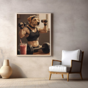 Fetch Gains: Pumped Paws in Action Poster