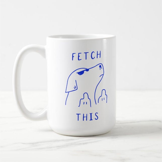 Fetch this | Dog | Mug Decorative (Gauche)