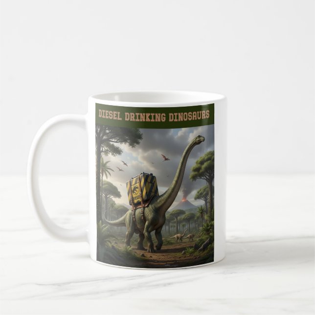 Fetching Diesel Coffee Mug (Left)