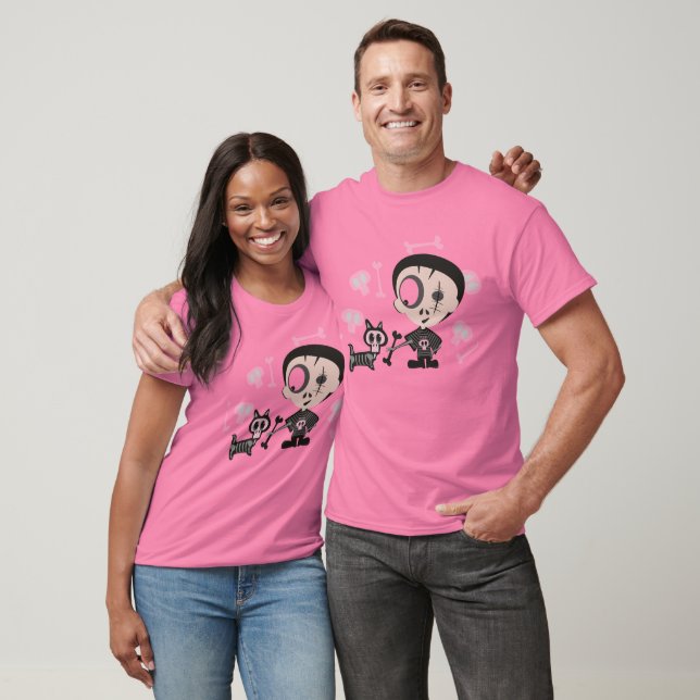 Fetching Living Dead Dog with Zombie T-Shirt (Unisex)