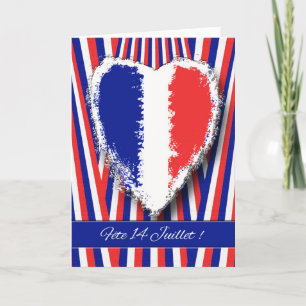 Fête 14 Juillet, invitation de partie de jour de